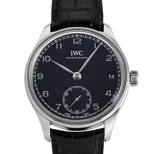 IWC ポルトギーゼ ハンドワインド 8デイズ IW510202 ブラック文字盤 アウトレット 腕時計 メンズ