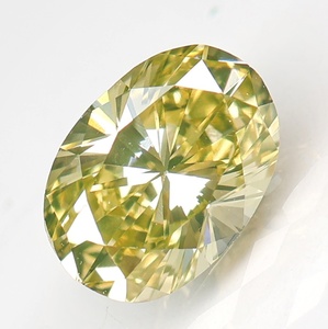 【100円～】VS1！0.648ct 天然ダイヤ Fancy Brownish Greenish Yellow（ナチュラルカラー）OV