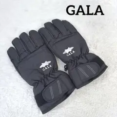 GALA スノーグローブ ウインタースポーツ マジックテープ調節 ブラック