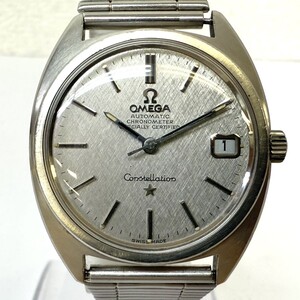 H808-O47-580◎ OMEGA オメガ Costellation コンステレーション ST168017SP Cal.564 デイト メンズ 腕時計 自動巻き 稼働