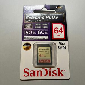 SanDisk Extreme PLUS SDHC UHS-I SDカード サンディスク エクストリーム 64GB