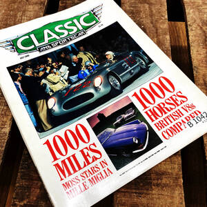 B1042「CLASSIC AND SPORTSCAR」 クラシック アンド スポーツカー　カスタム 古本　雑誌 旧車　当時物　ビンテージ　自動車