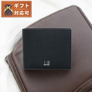 ダンヒル DUNHILL 二つ折り財布 メンズ 18F2320CA001 カドガン CADOGAN ブラック