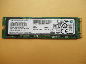 ★☆1円 ～スタート☆Samsung SSD PM871 M.2 2280 MZ-NLN2560 256GB 使用時間:5016H☆★