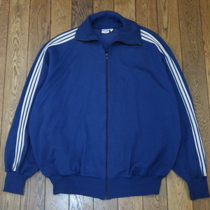 60s~ ユーゴスラビア製 adidas トラックジャケット 8 ネイビー ジャージ パーカー アディダス ユーロ Yugoslavia 70s ヴィンテージ