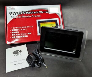 ★未使用★ KEIAN ケイアン DIGITAL PHOTO FRAME デジタルフォトフレーム KDPF07020A 7インチ 写真