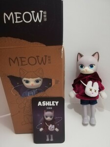 MEOW cat planet Ashley 猫 ドール オビツ11 アクションフィギュア 着せ替え人形 ※箱潰れあり※