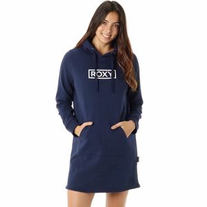 新品ロキシーROXY スウェットパーカーワンピース　Ｍネイビー　8250円