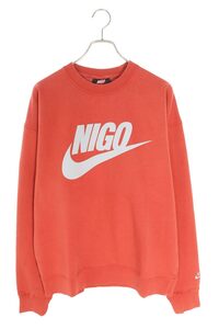 ナイキ NIKE NIGO NRG NIGO CREW FLC FV5941-687 サイズ:L ロゴプリントクルーネックスウェット 中古 HJ12