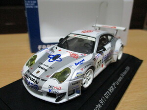 エブロ1/43 「 ポルシェ911 GT3 RSR 」 #77 2004ｙ ル・マン GTクラス出走車 ・送料 400円 （レターパック発送）