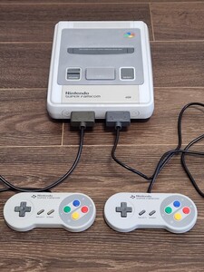 【中古動作品レトロブライト済】スーパーファミコン 本体 コントローラー2個 Nintendo SFC スーファミ 任天堂