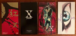 X JAPAN 8cm CD 8枚セット Loudness Lip Cream Death Side Gism Paranoia mein kampf dead end SABER TIGER DEMENTIA D