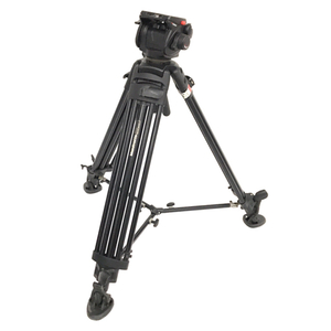 1円 Manfrotto 525MVB 503HDV カメラ用三脚 雲台 セット ソフトケース付き