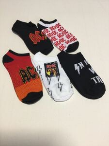 AC/DC エーシーディーシー●ACDC　レディスソックス５足セット◎長期保管・デッドストック・未着用品