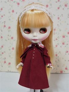 Doll Dressing♪ハンドメイド ネオブライス/リカちゃんサイズお洋服セット人形/アウトフィット/コート/アウター/リバティ/LIBERTY/ドール服