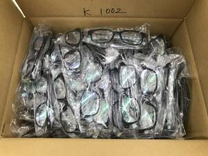 K1002 新品 未使用 眼鏡 外国産 メガネフレーム メガネ 大量 纏め売り まとめ セット 4.05kg 100サイズ 長期保管品 フルリム 各種