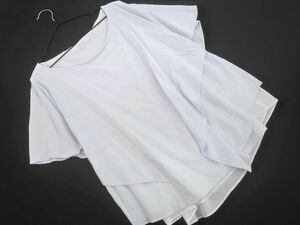 UNTITLED アンタイトル フレアスリーブ プルオーバー カットソー size4/オフホワイト ■◆ ☆ efb1 レディース