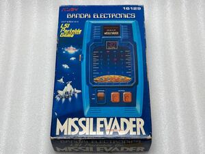 バンダイ LSI ポータブルゲーム ミサイルベーダー MISSIE VADER デッドストック 昭和レトロ 当時物 希少 絶版