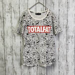 TOTALFAT カムトゥギャ総柄Tシャツ　10-79