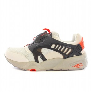 プーマ PUMA DISC BLAZE CT スニーカー ローカット ダイヤル式 フェイクレザー UK5 24cm グレー 362040 /KU ■OF