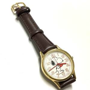 【中古美品・電池&ベルト新品交換済】シチズン CITIZEN ピーナッツ スヌーピー 腕時計 キャラクターウォッチ