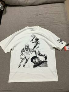 未使用L オフホワイト×Jordan 半袖tシャツ　off-white タグ付き　限定　夏物