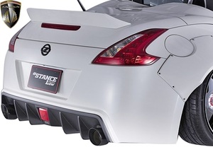 【M’s】日産 Z34 フェアレディZ 370Z (2008y-2020y) AIMGAIN GT リアバンパー ／／ FRP エイムゲイン ロェン ロウェン エアロ パーツ 外装