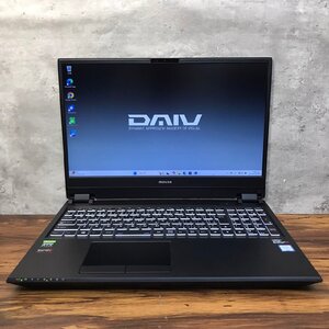 1円～ ●MouseComputer DAIV-NG5810M1-M2S5 / Core i7 9750H / メモリ 32GB / RTX 2060 / HDD 1TB / 15.6型 / Win11 Pro / ゲーミングPC