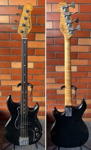 ● YAMAHA BB800 BK Broad Bass 800 フレットレス加工 ヤマハ トラ目ネック