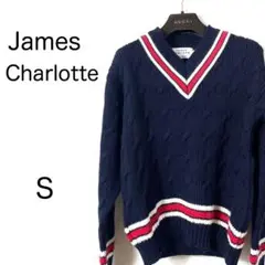 ⚛️James Charlotte⚛️ジェイムスシャルロット チルデンニットセーター