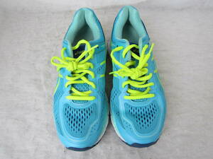 asics LADY GEL-KAYANO 22-wide（アシックス レディ ゲルカヤノ 22 ワイド）（TJG738）　アイスブルー/Fイエロー　wm23㎝ US6　ok2404C