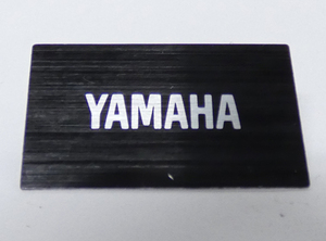 ■YAMAHA アルミ エンブレム ロゴプレート 幅31.5mm