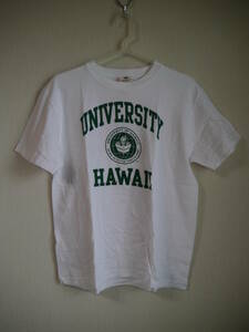 美品 ハワイ HAWAII カレッジ 半袖 Tシャツ M ホワイト