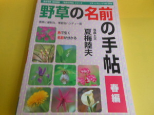 野草の名前の手帖 春編　夏梅 陸夫 (著)