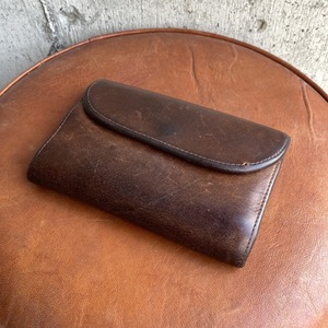 SETTLER OW1112 3 FOLD Leather Compact Wallet セトラー 本革製 3つ折り 財布 ナチュラル イタリアン レザー ボタニカル タンニング