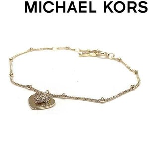 MICHAEL KORS マイケルコース ハート型ゴールドブレスレット MKC1118AN710