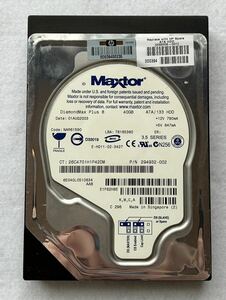 【ATA133 40GB】 Maxtor Diamond Max Plus 8 294932-002 40GB 2MB 7200RPM