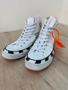 ☆Off-White オフホワイト☆×Converse コンバース　 Chuck Taylor チャックテイラー70 ハイ スニーカー