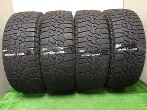 2883【中古タイヤ】ファルケン　ワイルドピークA/T 3W 265/70R17 4本 引き取り取り付け　持ち込みタイヤ交換茨城　プラド中古