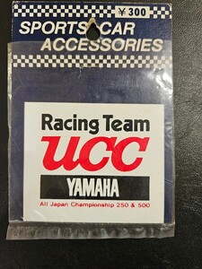 UCC　 ステッカー ヤマハステッカー YZF TZR FZR　当時物　RZ　GT　YAMAHAステッカー　ミニトレ　ヴィンテージ　ビンテージ　昭和レトロ　