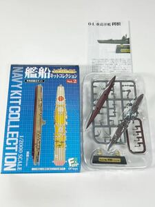 1/2000 F-toys エフトイズ 艦船キット コレクション vol.2 ミッドウェイ～1942 日本 重巡洋艦 利根 フルハル ver.