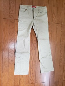 【美品】SUPER HAKKA スーパーハッカ パンツ ベージュ レディース sizeS(W実寸:約72cm)