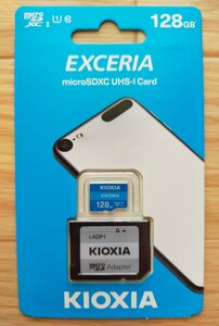 キオクシア　東芝　アダプター付 マイクロSDカード 128GB