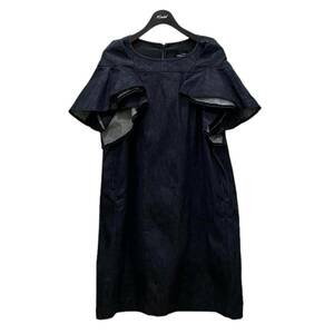 tricot COMME des GARCONS(トリココムデギャルソン) 袖フリルデニムワンピース サイズ：S / 商品番号：8068000109446