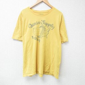 XL/古着 ラルフローレン Ralph Lauren デニムアンドサプライ 半袖 ブランド Tシャツ メンズ ビッグロゴ 大きいサイズ コットン クルーネッ