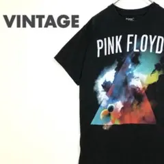 2539 PINK FLOYD　バンドT ビッグロゴ　半袖　Tシャツ　黒