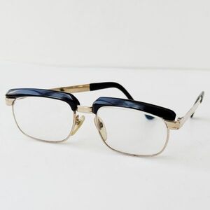 ◆ ローデンストック リチャード RODENSTOCK RICHARD メガネ 1/20 10K 金張り ゴールドカラー ブラック 眼鏡 メンズ レディース