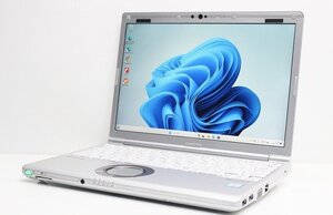 1円スタート ノートパソコン Windows11 WPS office搭載 Panasonic レッツノート CF-SV7 メモリ8GB 第8世代 Core i5 SSD256GB 12.1