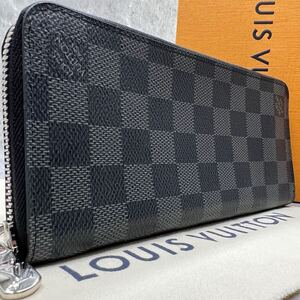 【新品未使用 近年モデル】ルイヴィトン LOUIS VUITTON ヴェルティカル 長財布 ラウンド ダミエグラフィット メンズ ビジネス N63095