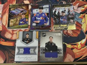 Panini TORQUE PressPass Racing DENNY HAMLIN レリック シリアル カード 5枚セット NASCAR ナスカー Race-Used Firesuit Metal